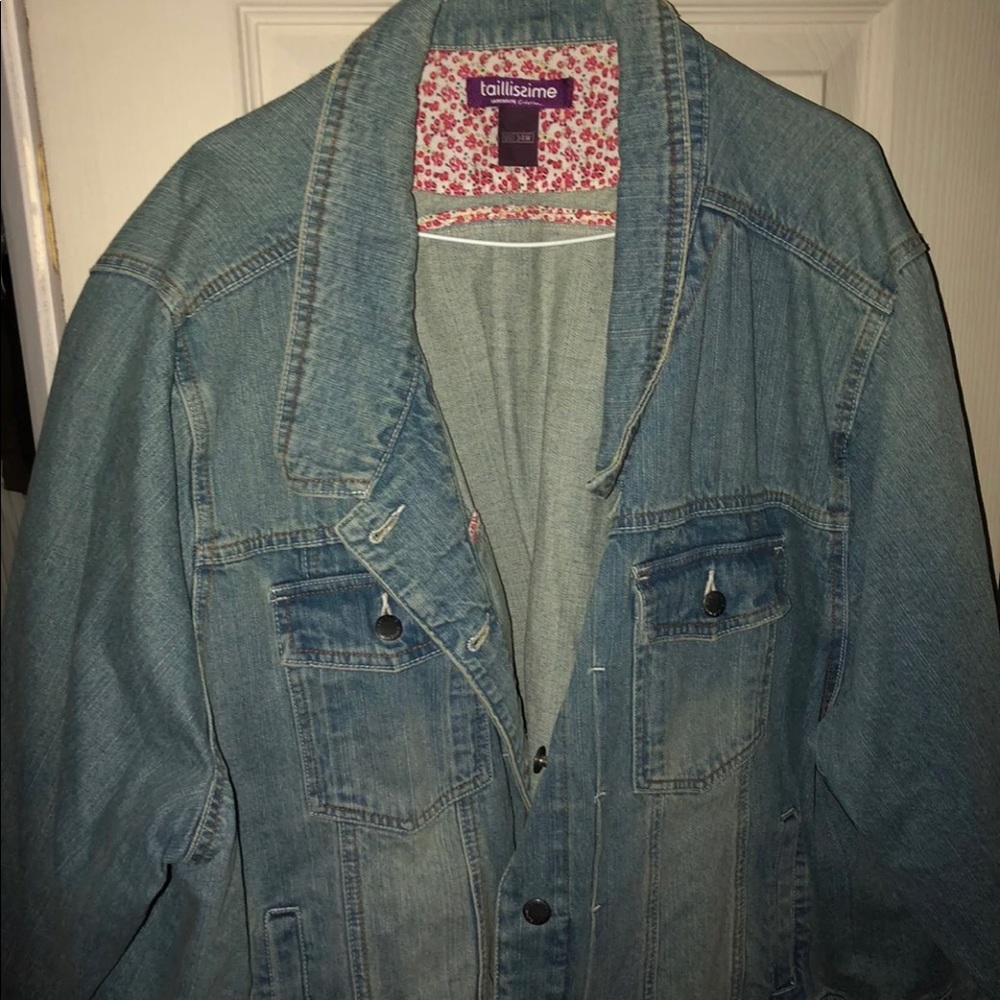 Ladies Plus Denim Jacket